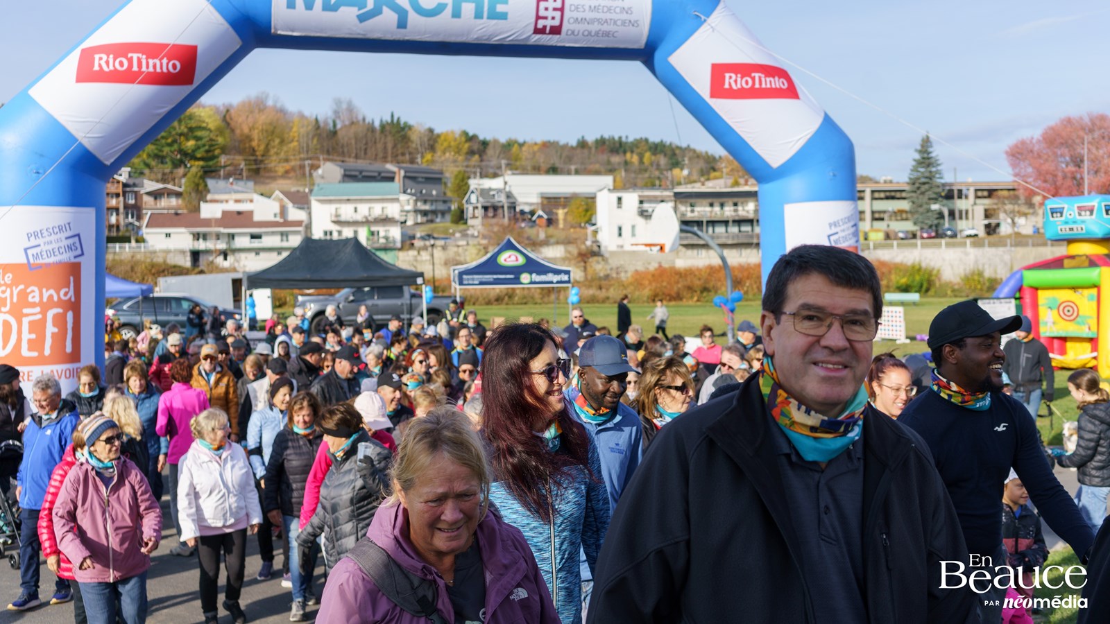 La Grande Marche Pierre Lavoie en Beauce