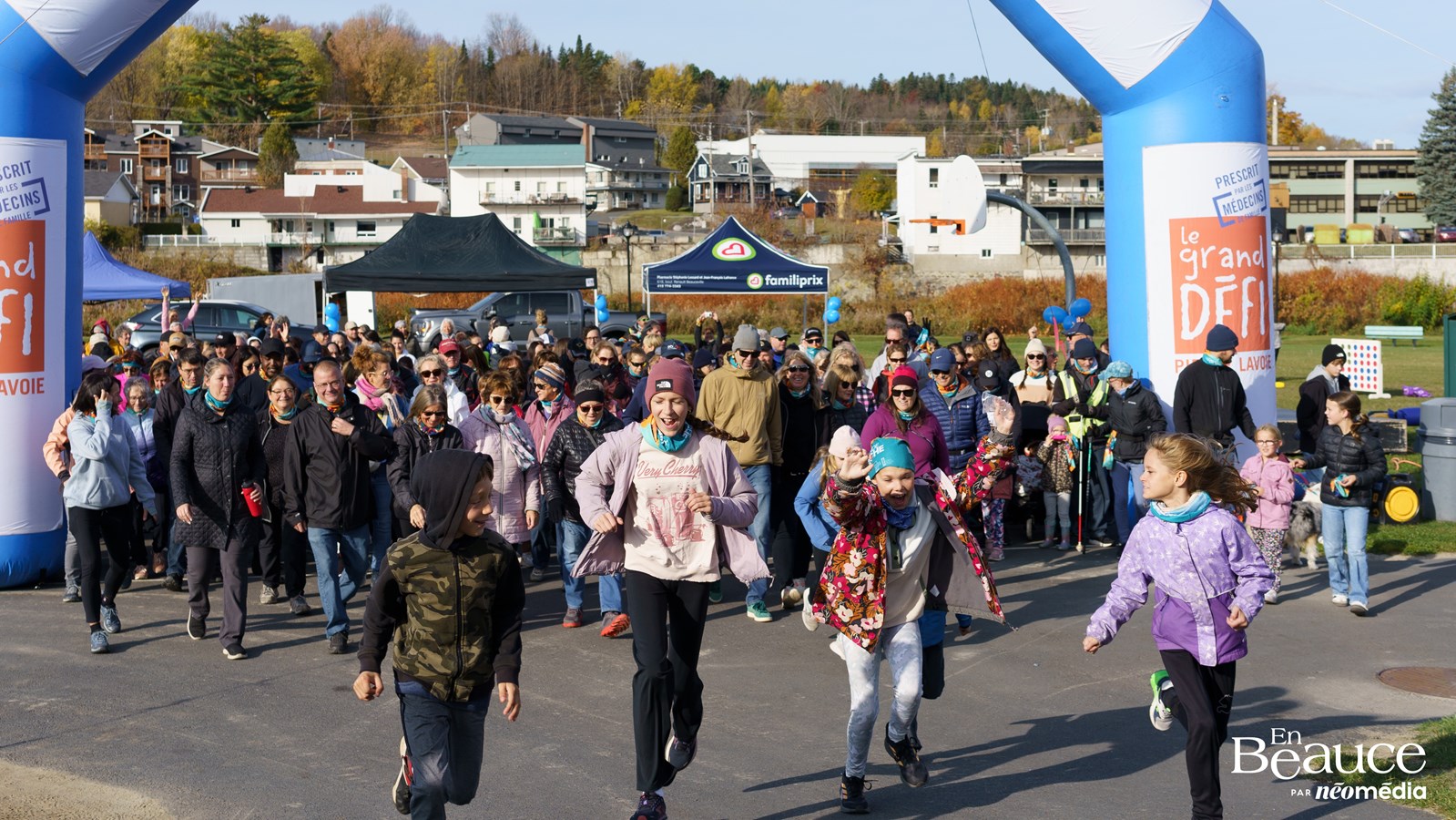 La Grande Marche Pierre Lavoie en Beauce
