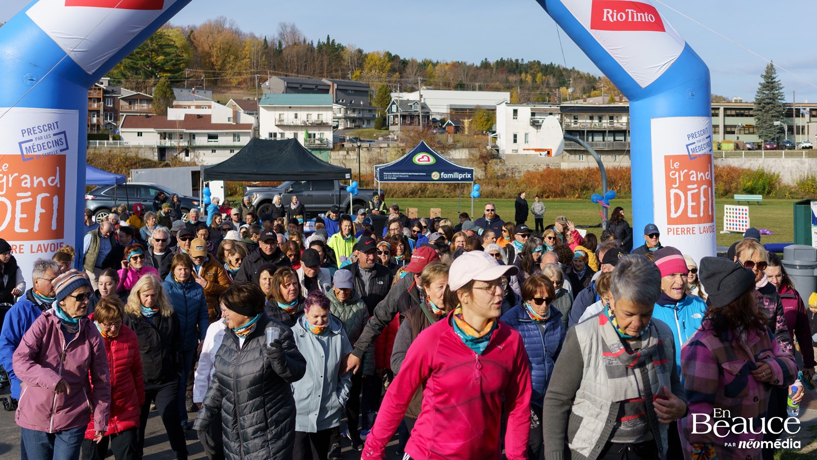 La Grande Marche Pierre Lavoie en Beauce
