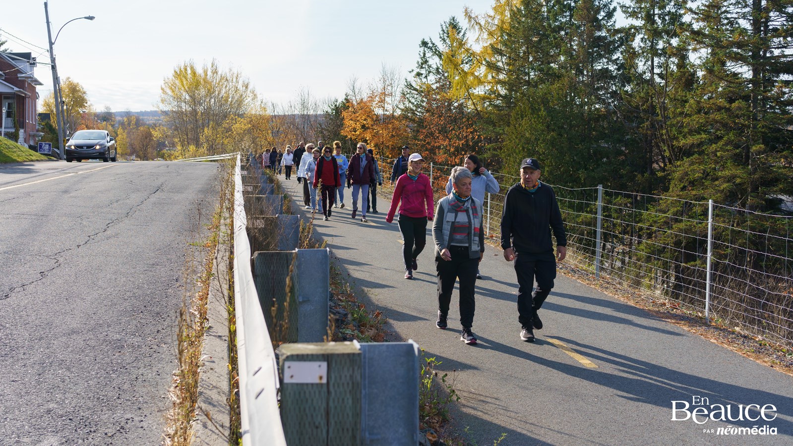 La Grande Marche Pierre Lavoie en Beauce
