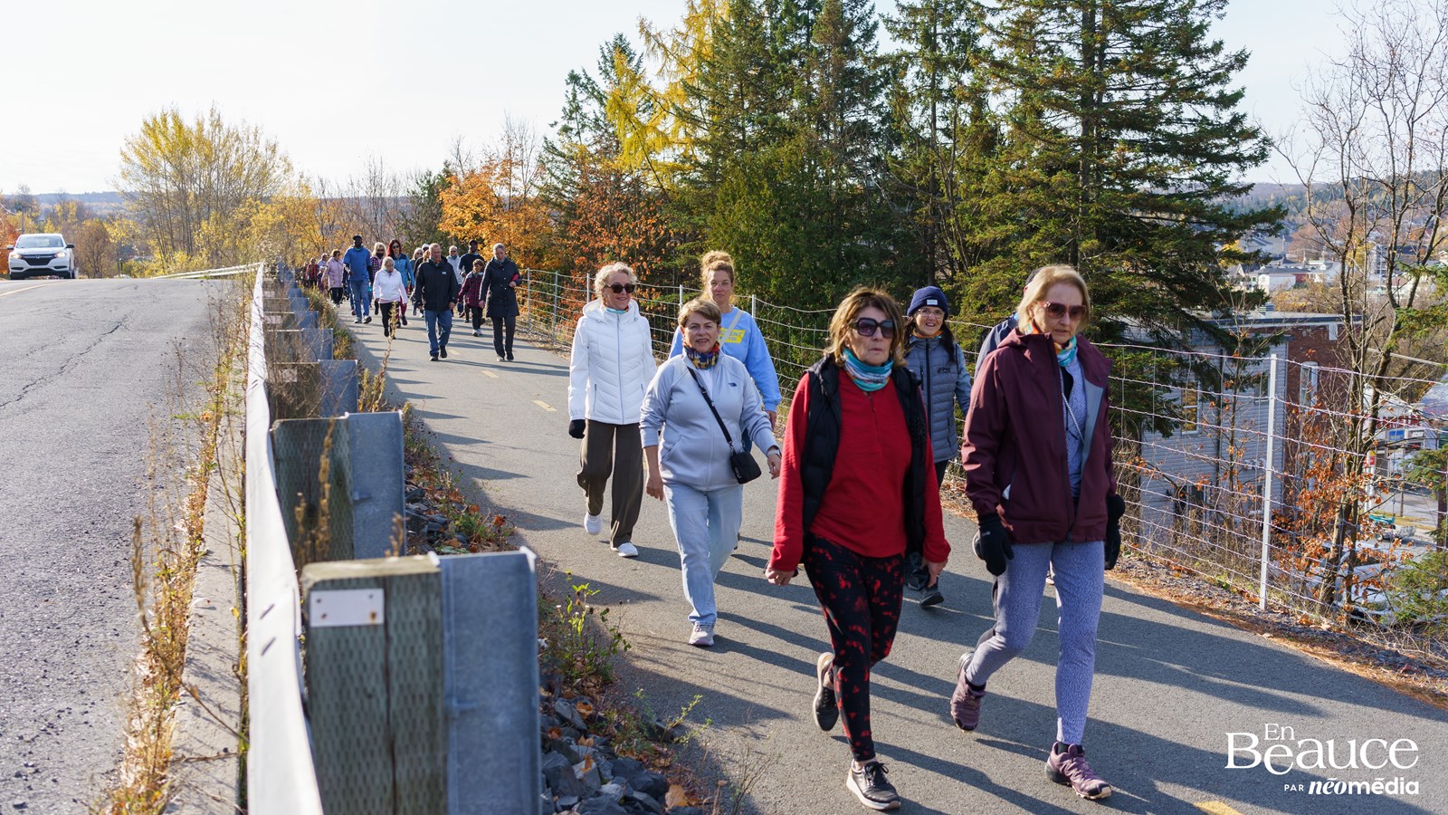 La Grande Marche Pierre Lavoie en Beauce
