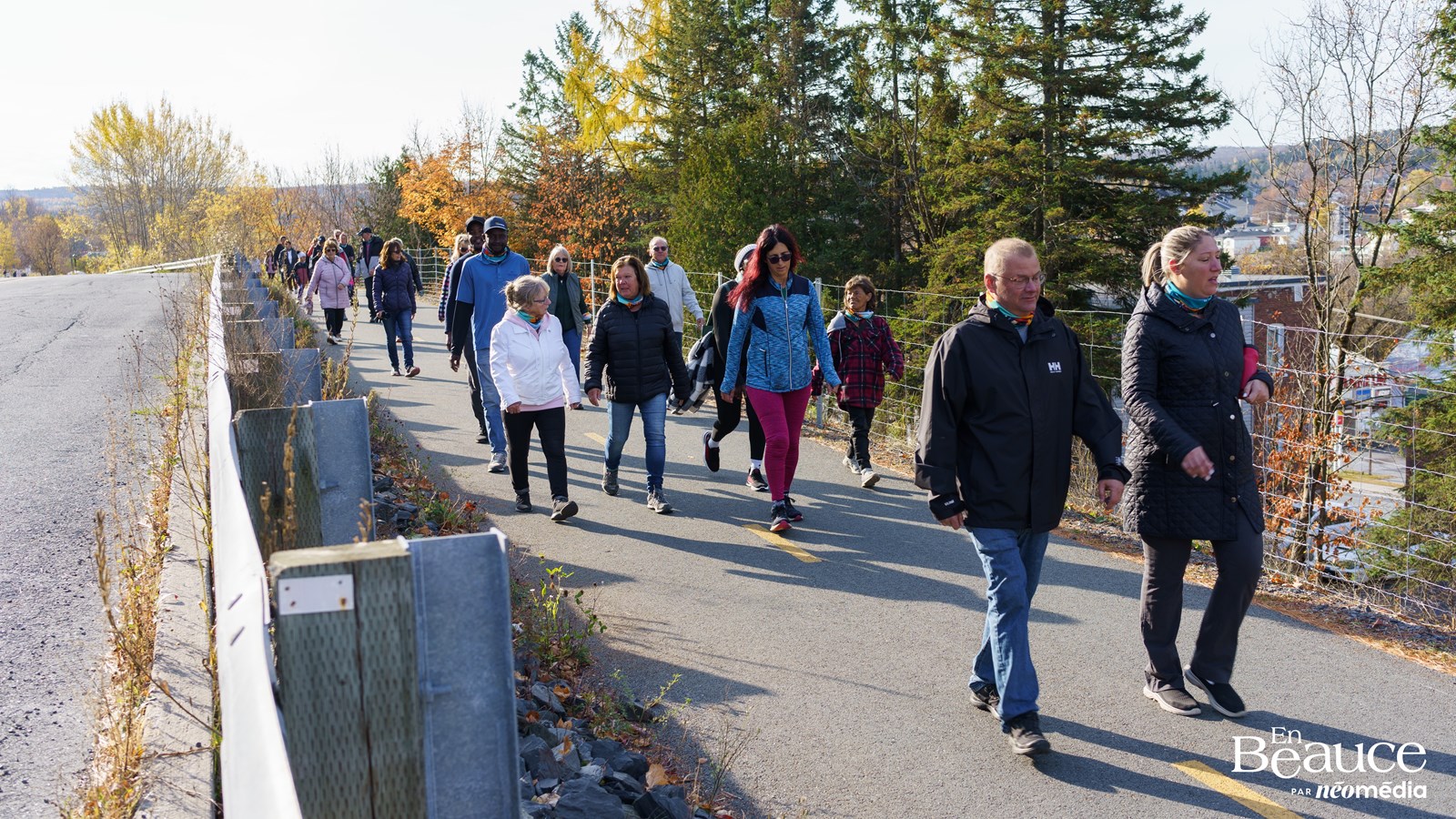 La Grande Marche Pierre Lavoie en Beauce