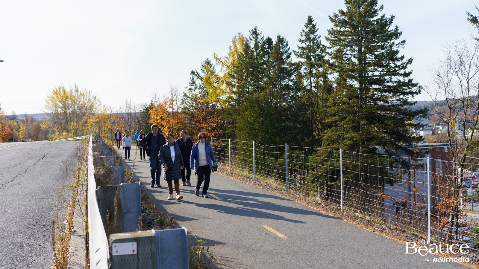 La Grande Marche Pierre Lavoie en Beauce