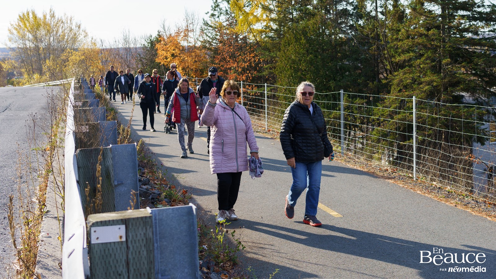 La Grande Marche Pierre Lavoie en Beauce