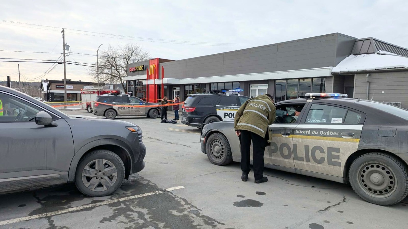 Accident sur le stationnement du McDonald's: la piétonne est décédée