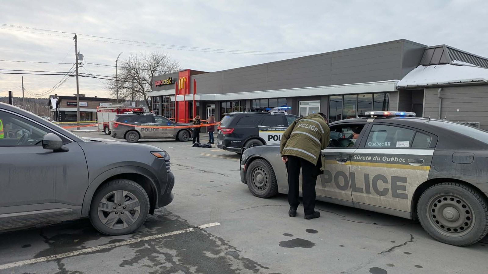 Accident sur le stationnement du McDonald's: la piétonne est décédée