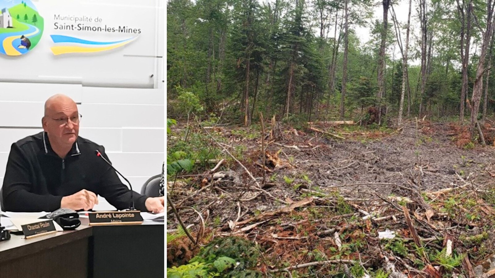 «Aucune activité n’aura lieu sur ces lots dans un avenir immédiat», a indiqué le maire de Saint-Simon-les-Mines, André Lapointe.