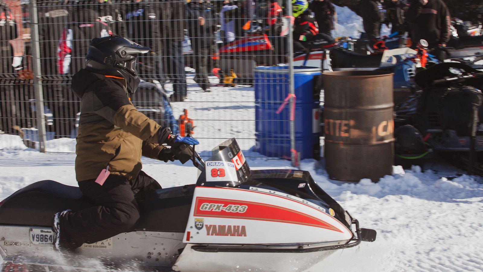 Retour en images sur les drags vintage du Club motoneige de Beauceville 