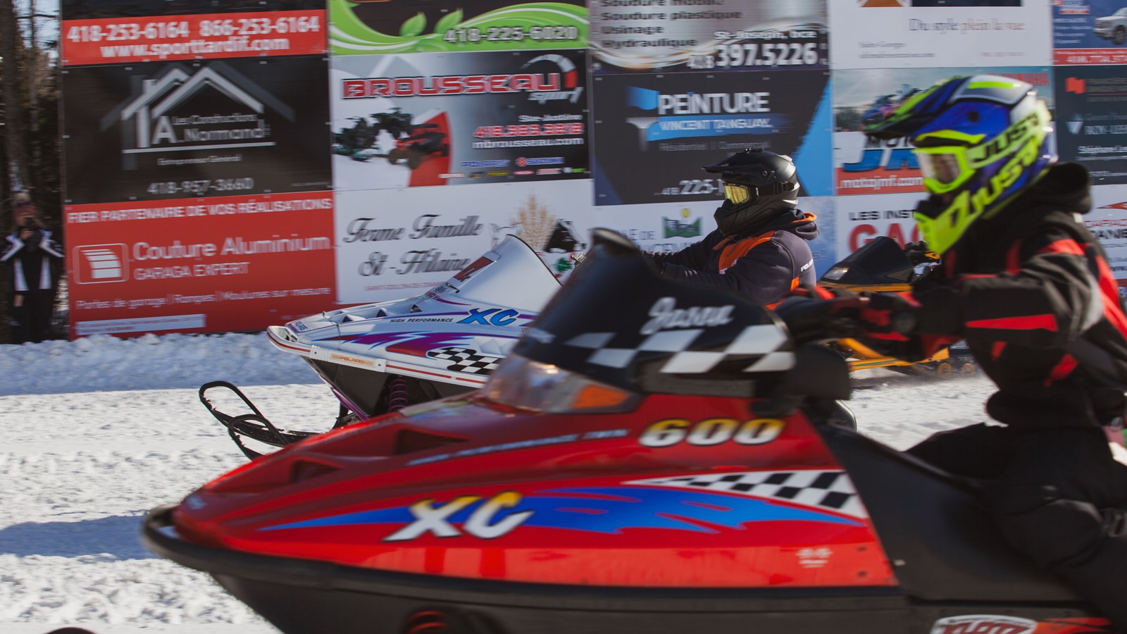 Retour en images sur les drags vintage du Club motoneige de Beauceville 