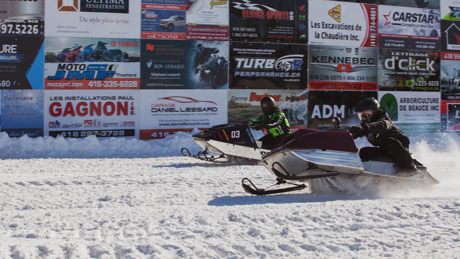 Retour en images sur les drags vintage du Club motoneige de Beauceville 