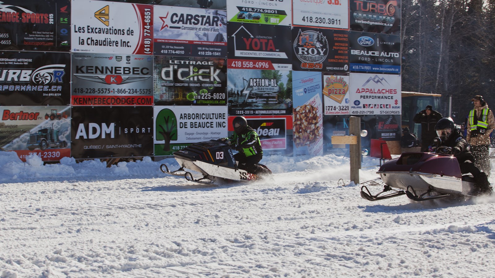 Retour en images sur les drags vintage du Club motoneige de Beauceville 