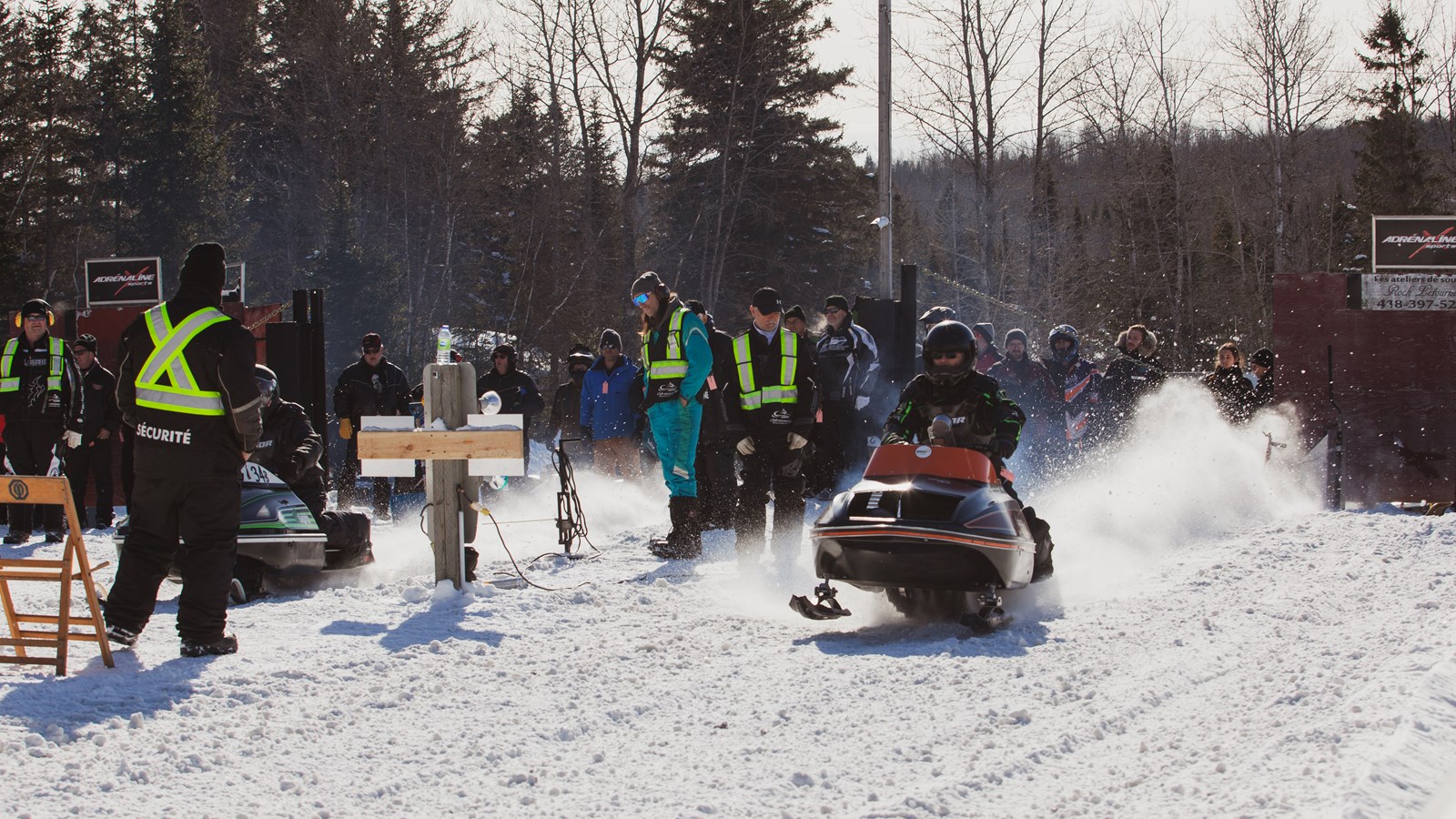 Retour en images sur les drags vintage du Club motoneige de Beauceville 