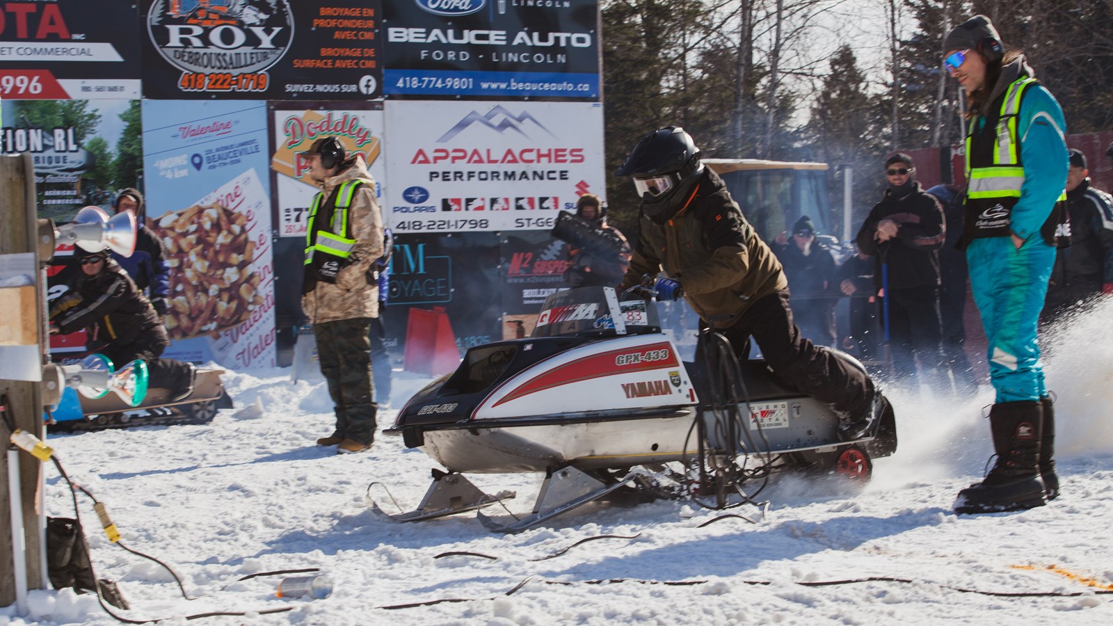 Retour en images sur les drags vintage du Club motoneige de Beauceville 