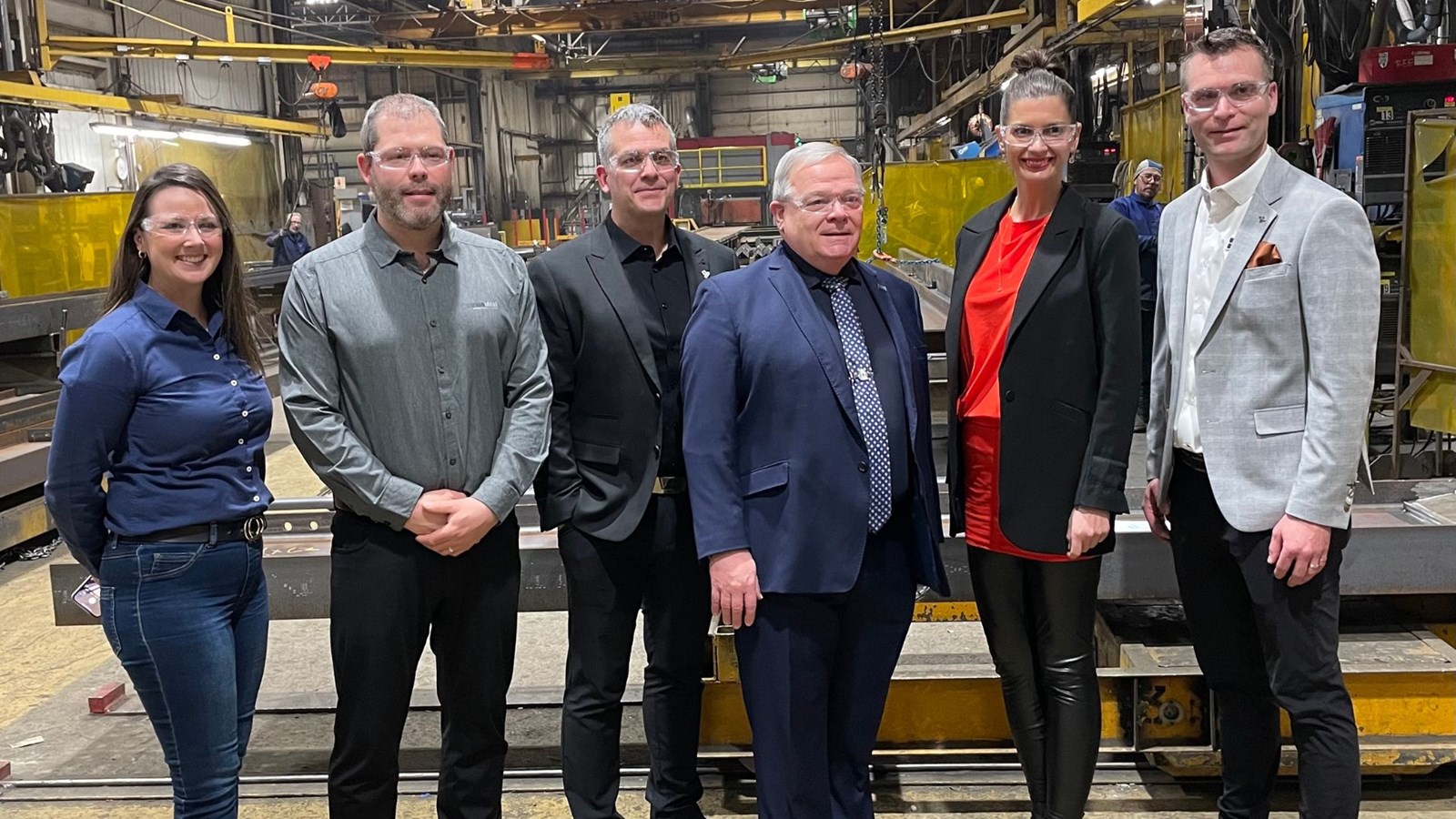 Le séjour s'est terminé avec une visite de l'entreprise Quirion Métal, siège social du Groupe Camnor.
