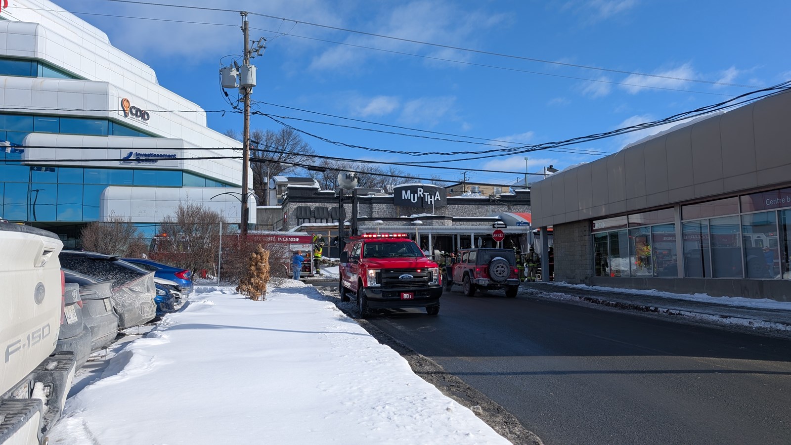 Une sécheuse s'enflamme au Murtha