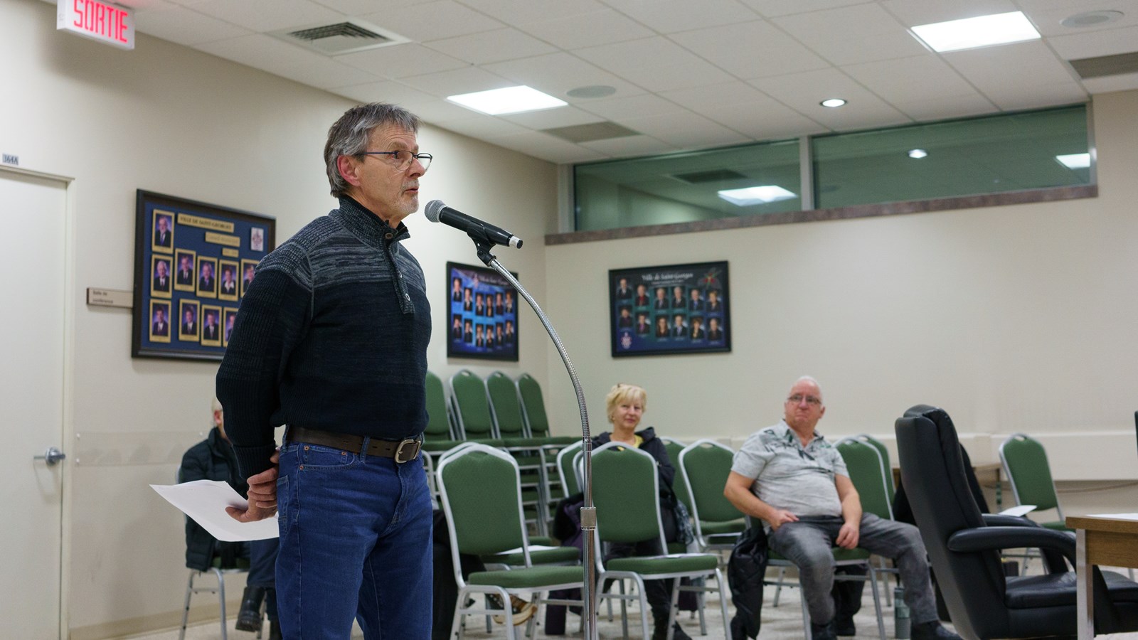 Martin Doyon, porte-parole du groupe citoyen Saint-Georges sans fluor