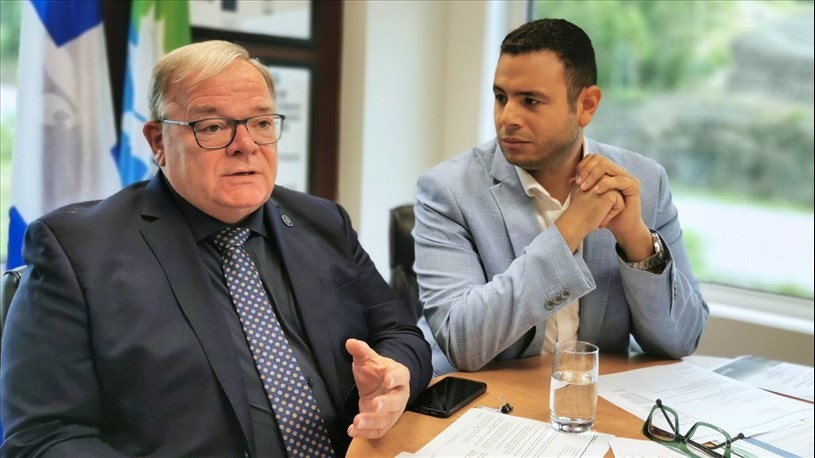 Avec l'imposition des tarifs douaniers américians, «la Beauce pourrait être l’un des endroits les plus impactés au Canada», évaluent les députés Luc Provençal et Samuel Poulin.