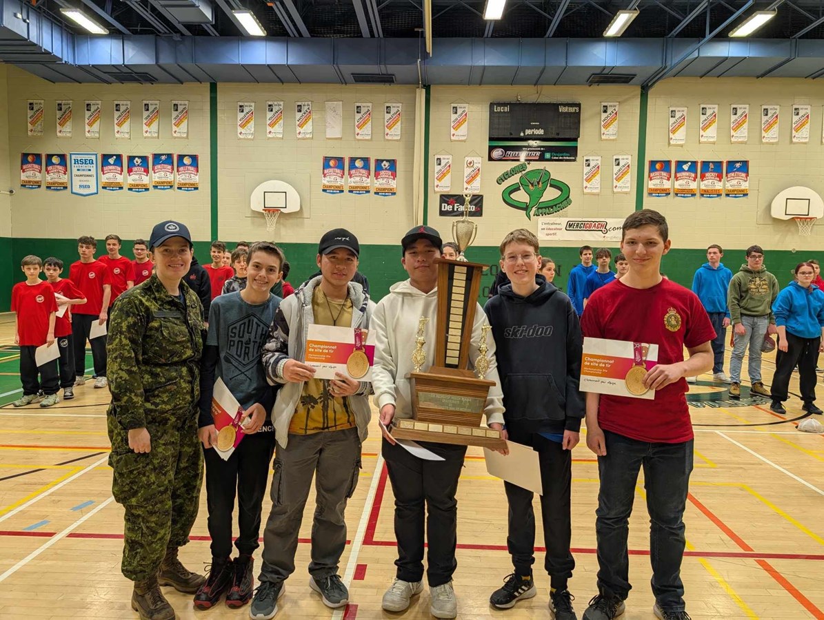 Les cadets de Saint-Joseph dominent la compétition régionale de tir à air comprimé