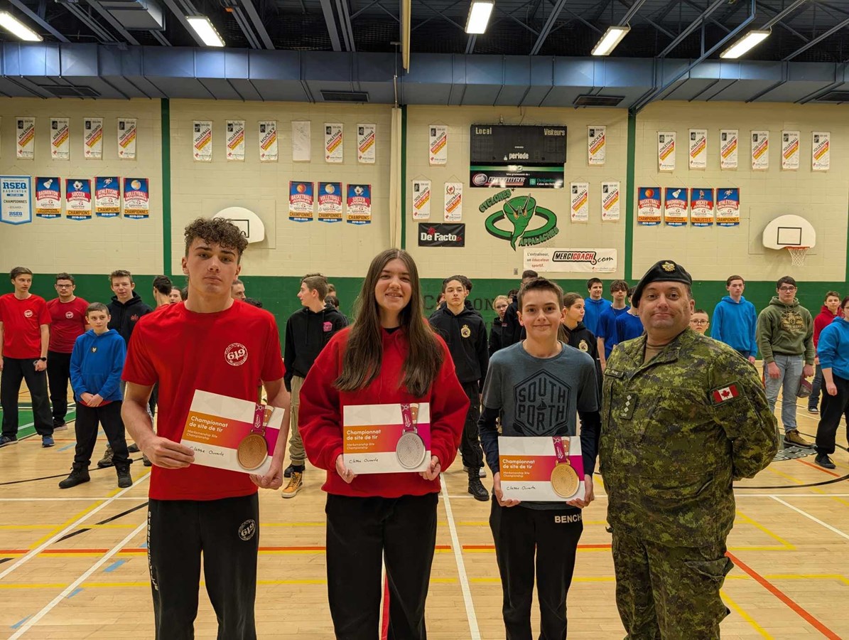 Les cadets de Saint-Joseph dominent la compétition régionale de tir à air comprimé