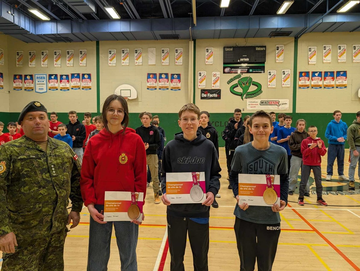 Les cadets de Saint-Joseph dominent la compétition régionale de tir à air comprimé