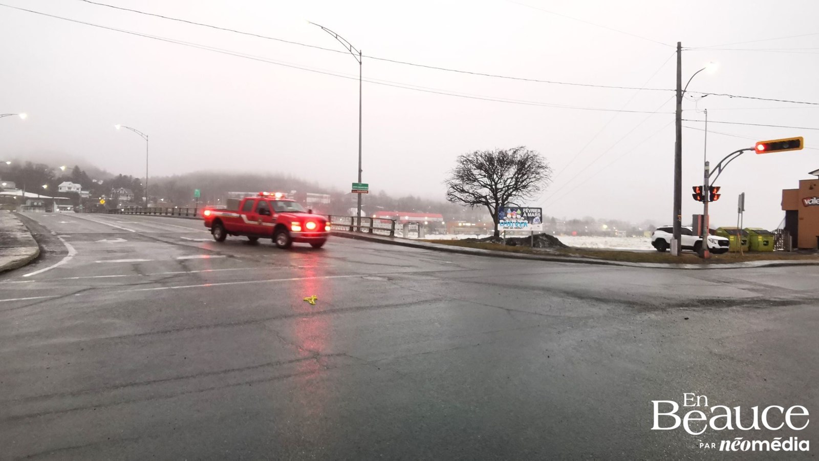 Le pont Fortin est fermé.