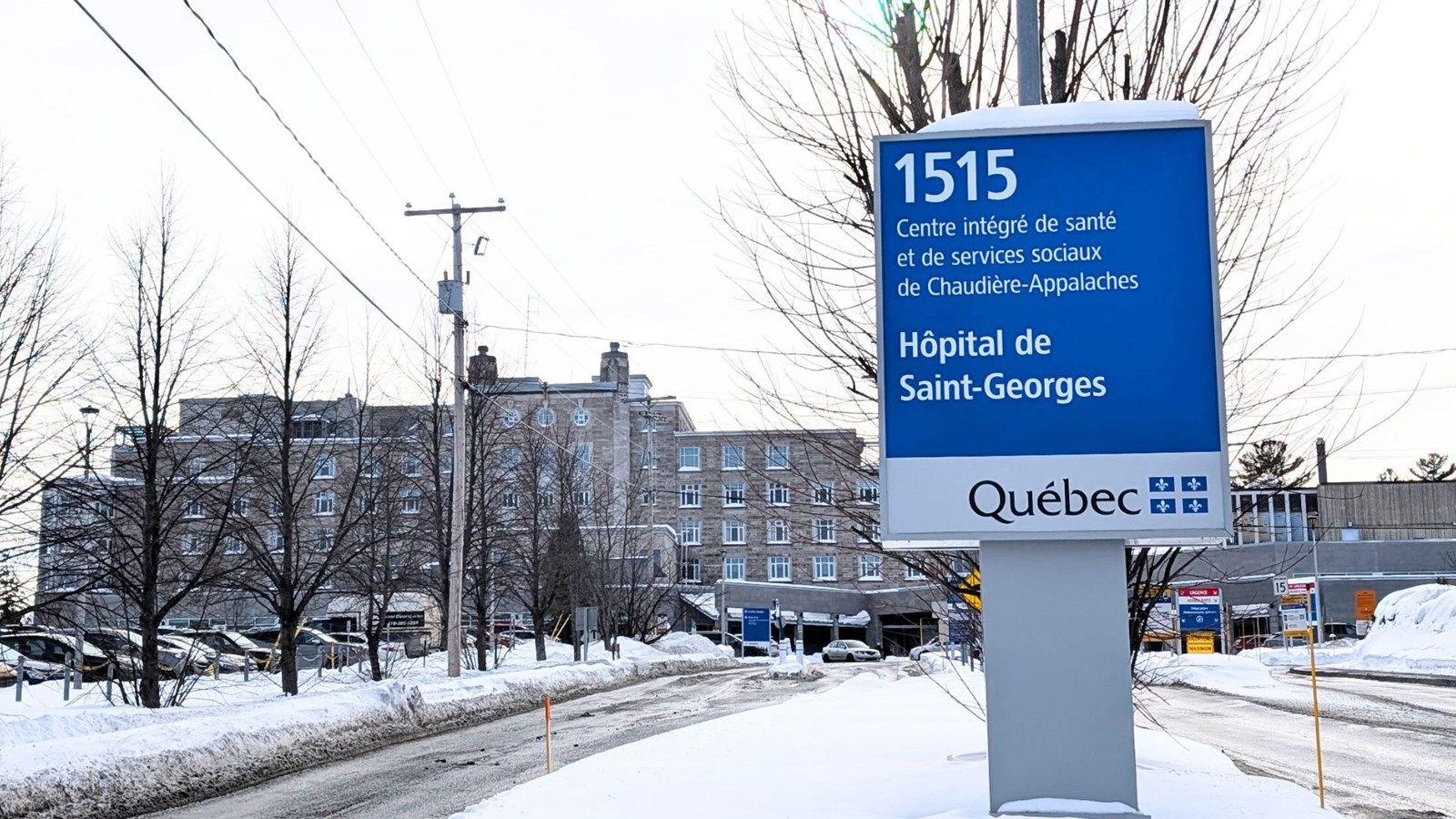 Hôpital de Saint-Georges: taux d'occupation de 143 % à l'urgence
