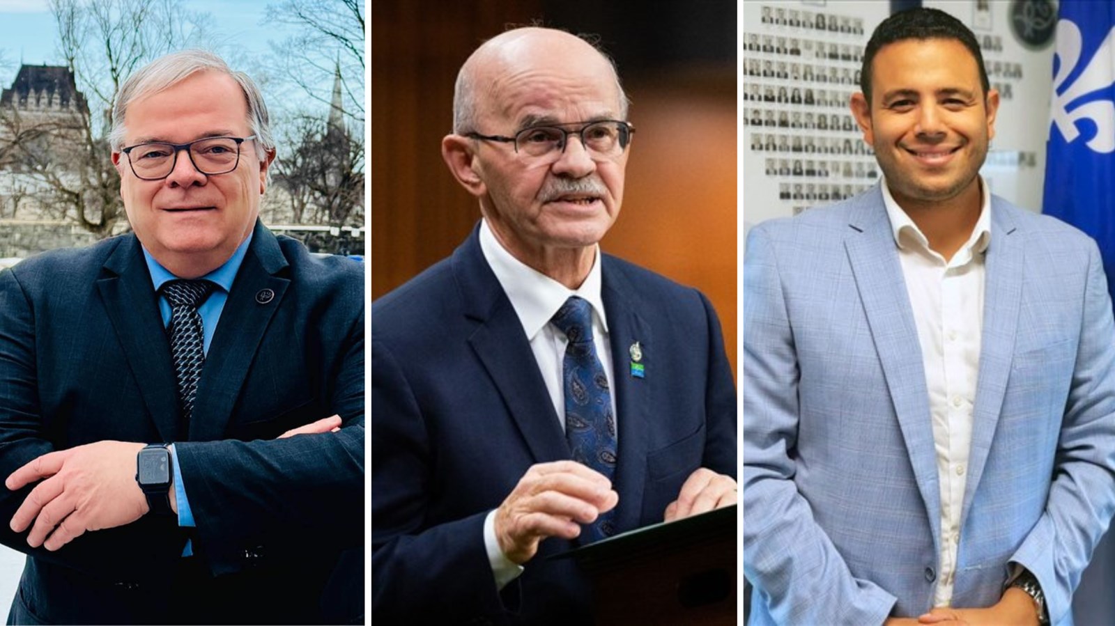 Luc Provençal, Richard Lehoux et Samuel Poulin