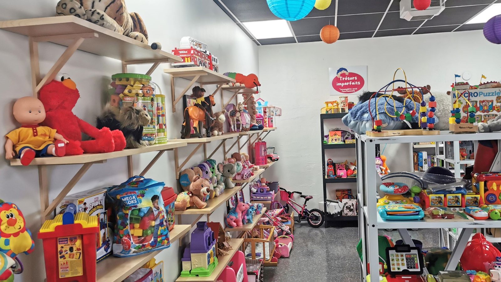 Des jouets revalorisés offerts à L'Atelier du Bonheur