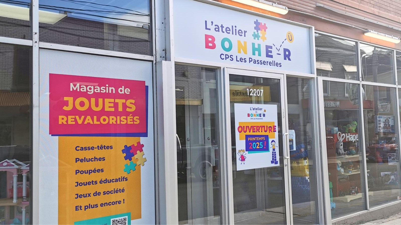 L’Atelier du Bonheur est situé au 12207, de la 1re avenue, à Saint-Georges.