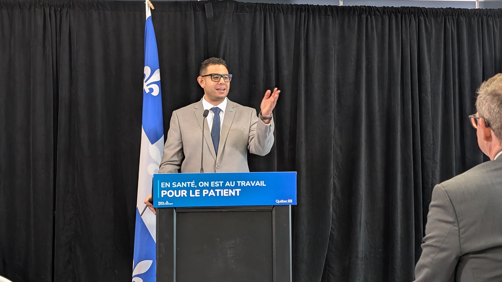 Samuel Poulin, député de Beauce-Sud