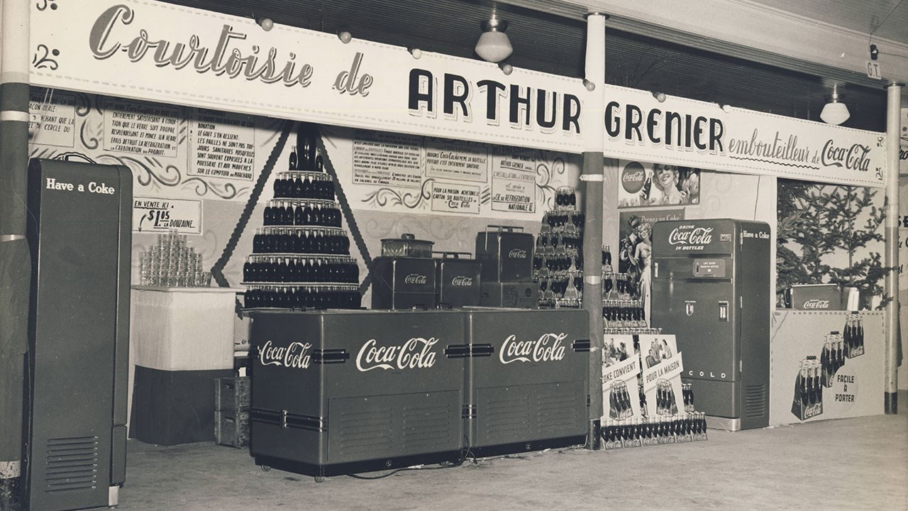 La maison Arthur Grenier Ltée, embouteilleur de Coca-Cola