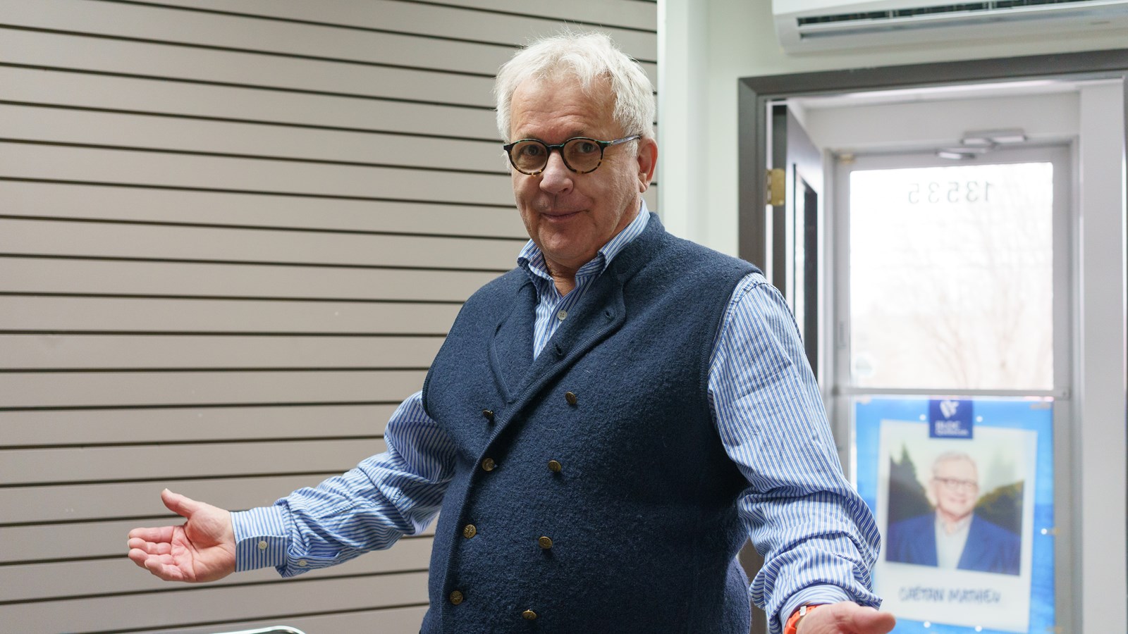 Gaétan Mathieu ouvre officiellement son local électoral
