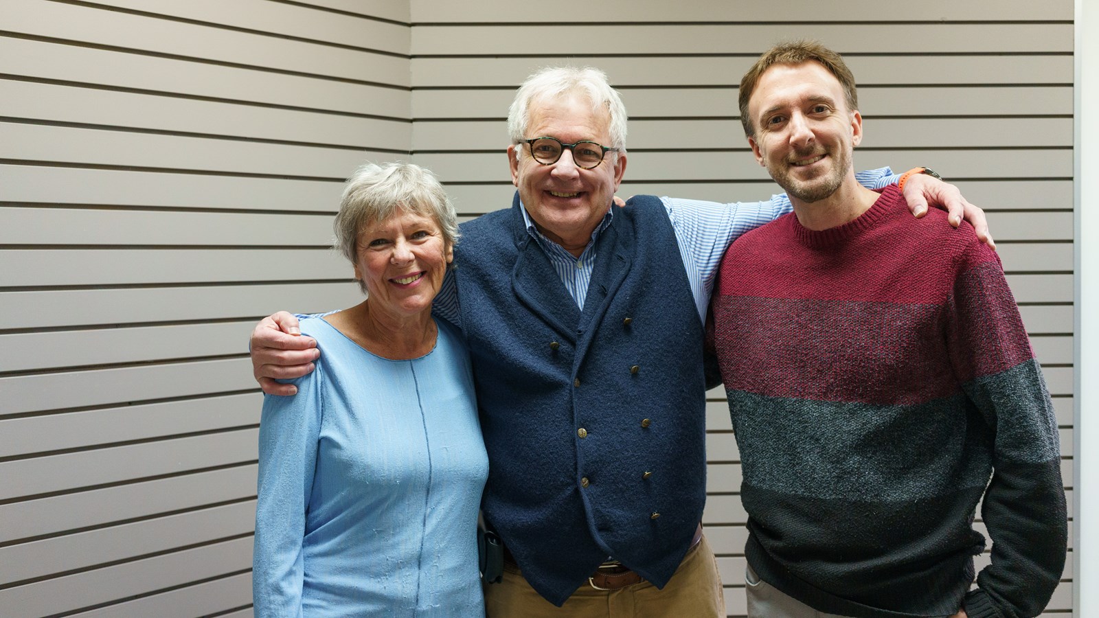 Solange Thibodeau, Gaétan Mathieu et Guillaume Rodrigue