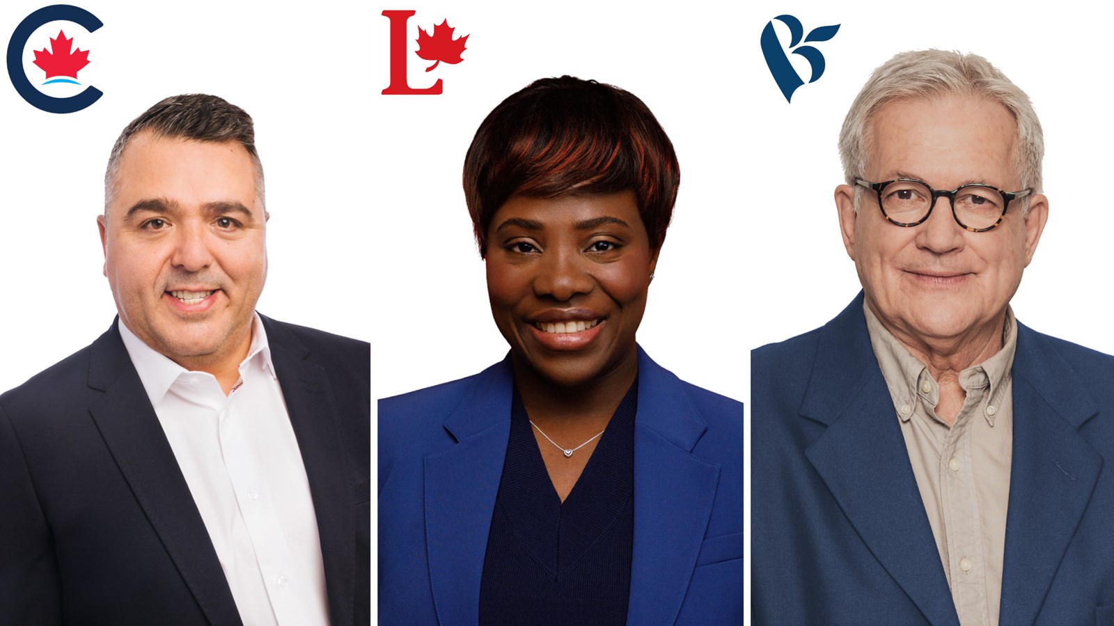 Jason Groleau (Parti conservateur du Canada), Maryelle-Henriette Doumbia (Parti libéral du Canada) et Gaétan Mathieu (Bloc Québécois) seront présents