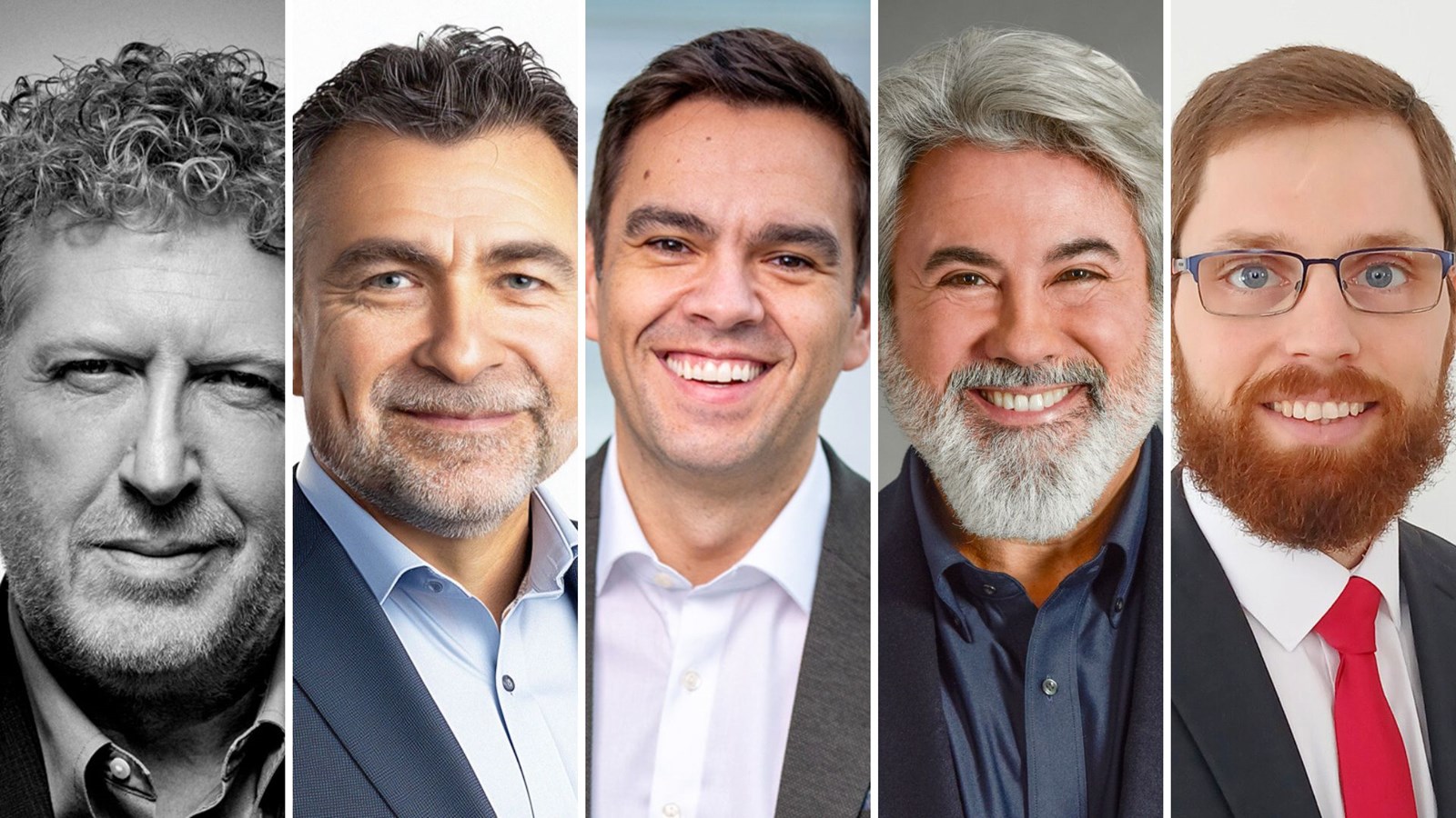 Les cinq candidats sont Marc Bélanger, Karl Blackburn, Charles Milliard, Pablo Rodriguez et l'agriculteur de Saint-Jules en Beauce, Mario Roy.
