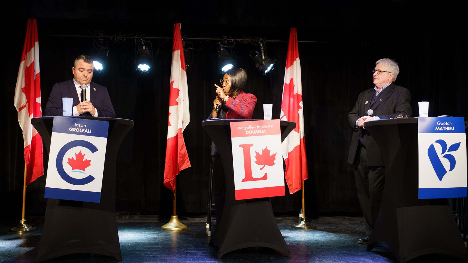 On sentait au départ la nervosité des candidats mais, petit-à-petit, les échanges ont été plus aguerris.