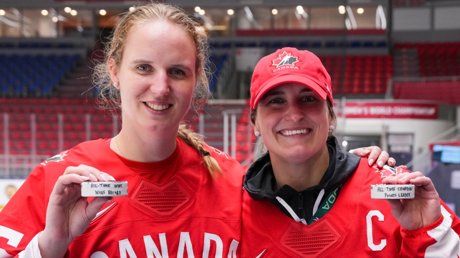Ann-Renée Desbiens et Marie-Philip Poulin