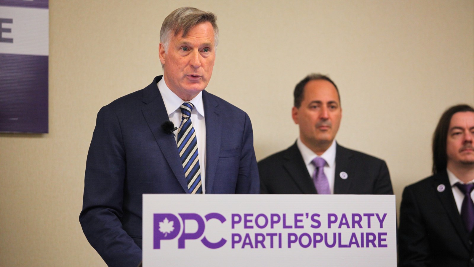 Maxime Bernier, candidat en Beauce et chef du Parti Populaire du Canada