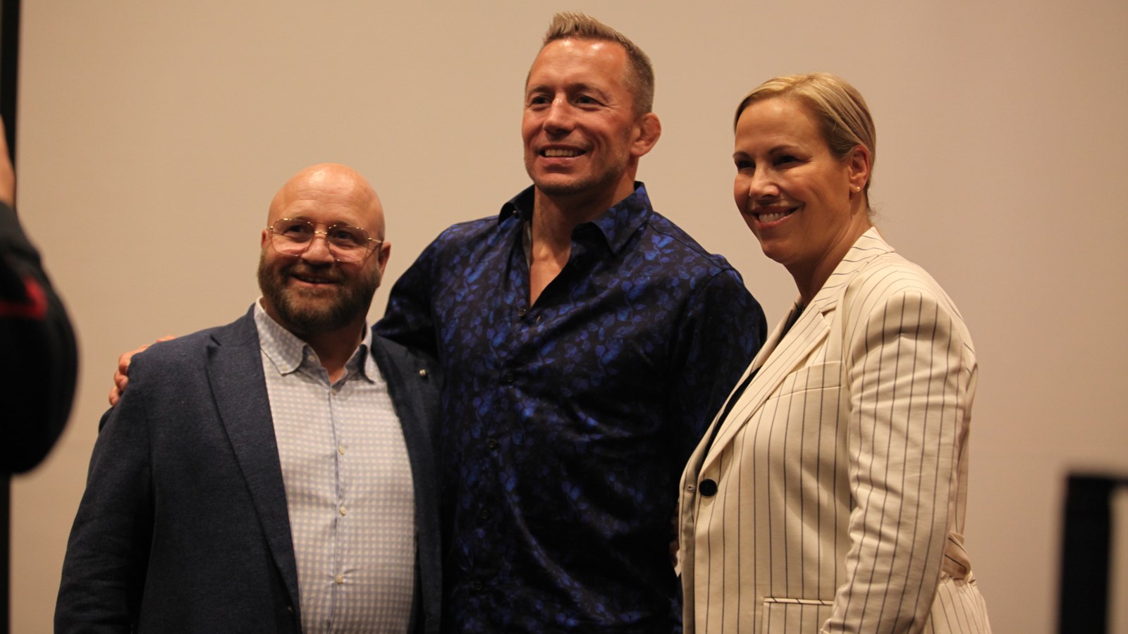 Sylvain Guimond, Georges St-Pierre et Johanne Lévesque