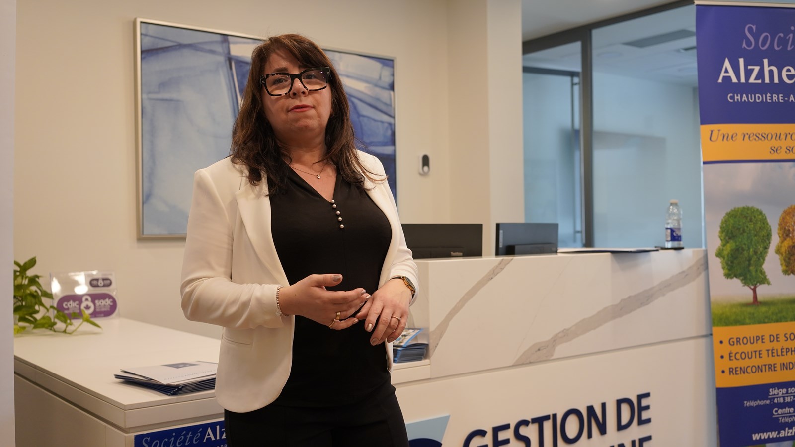 Sonia Nadeau, directrice générale de la Société Alzheimer Chaudière-Appalaches