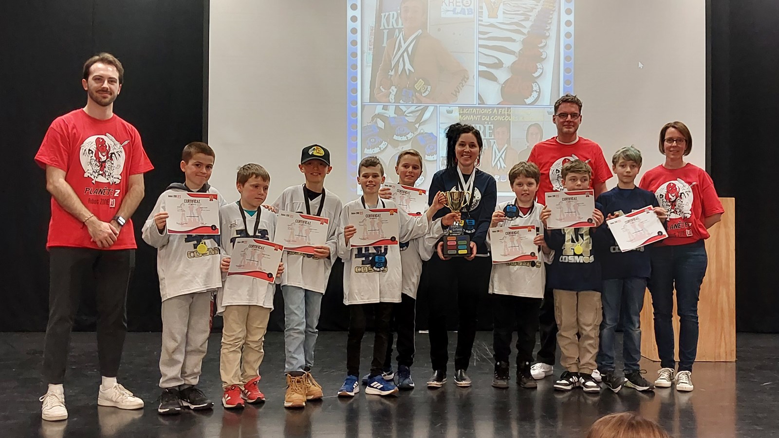 Les gagnants Micro Sumo