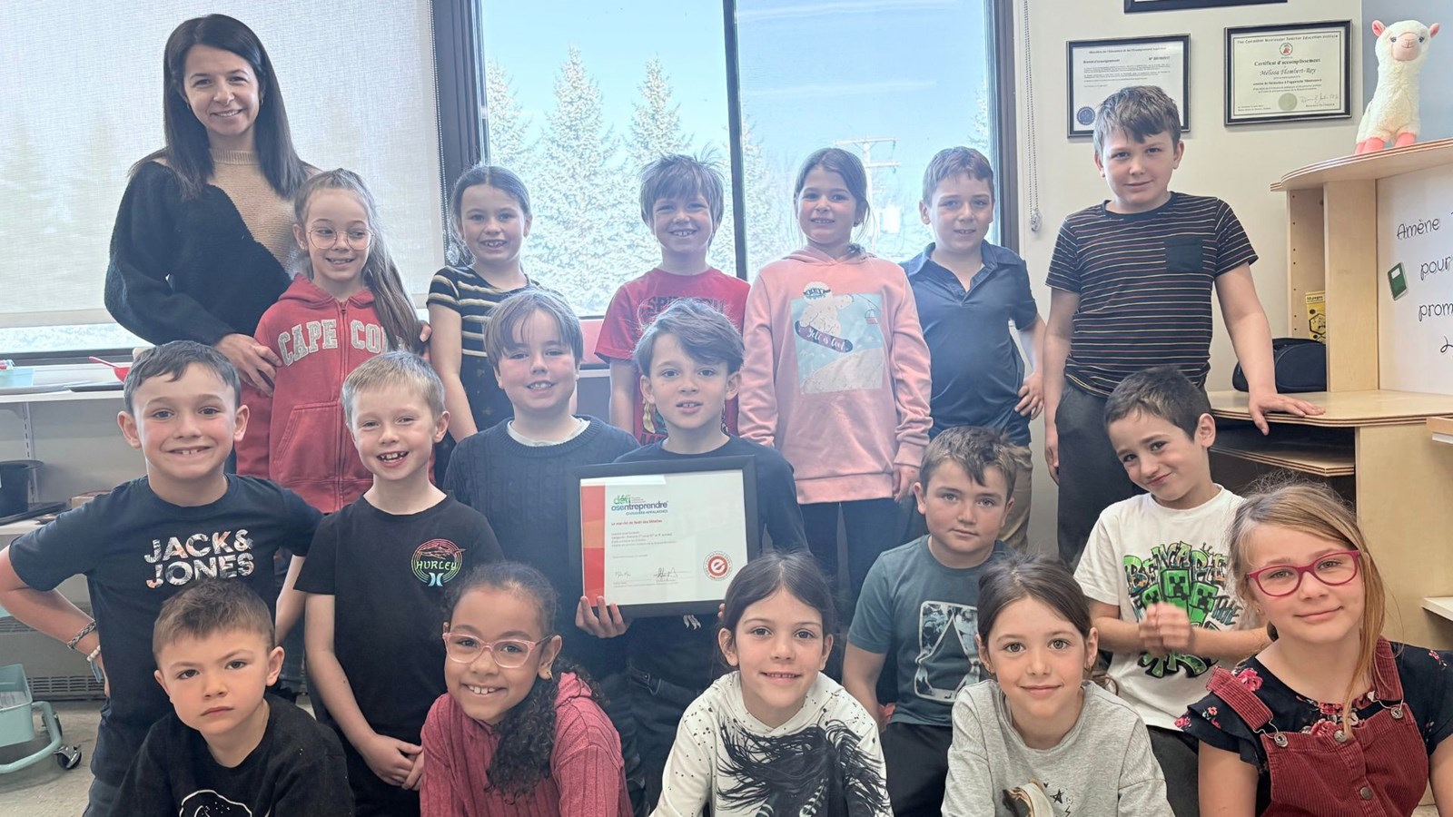 Lauréat régional: École primaire Les Sittelles, de Saint-Georges.