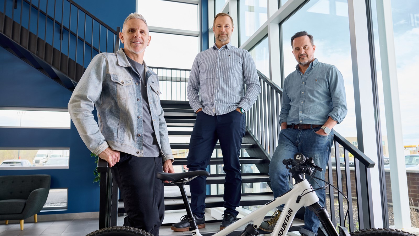 De gauche à droite : Patrick St-Denis, Christian Thibert et Jonathan Bourgeois