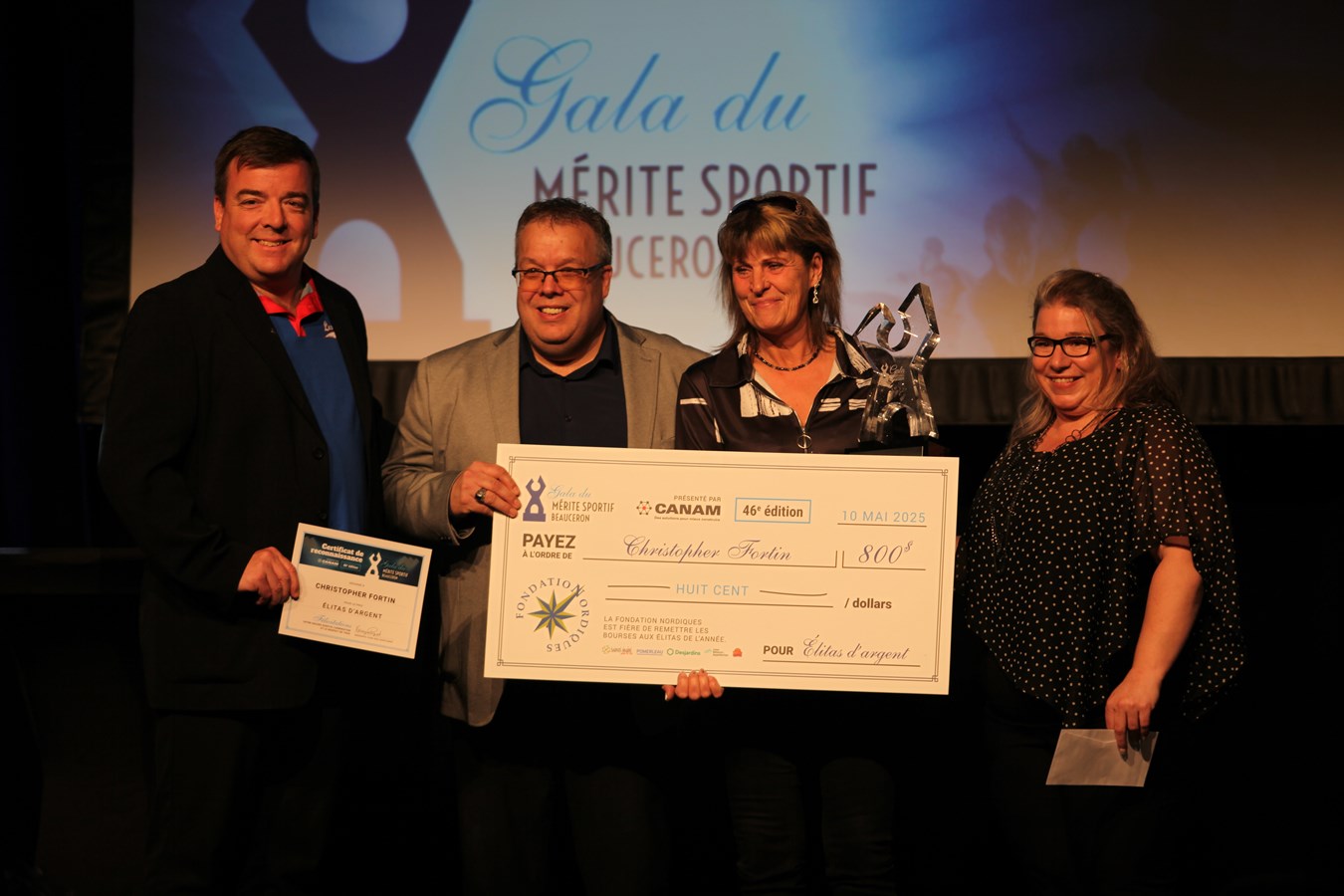 Emmy Fecteau couronnée d’or au Gala du Mérite sportif beauceron