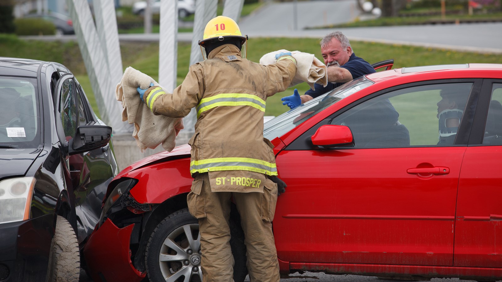 Démonstration des pompiers réussie à l'Expo St-Prosper