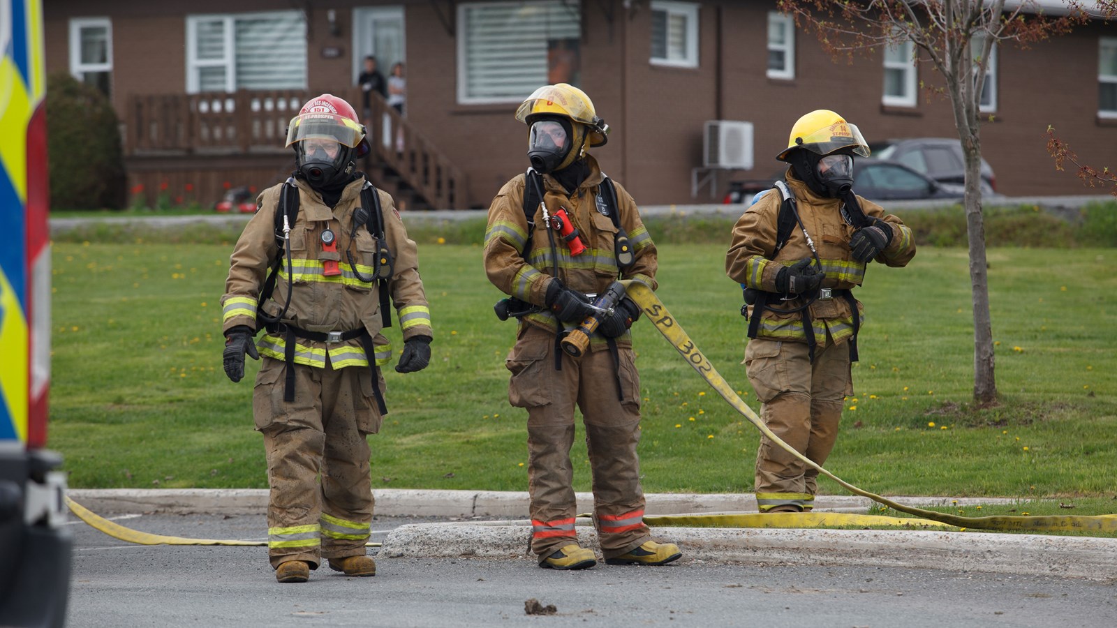 Démonstration des pompiers réussie à l'Expo St-Prosper