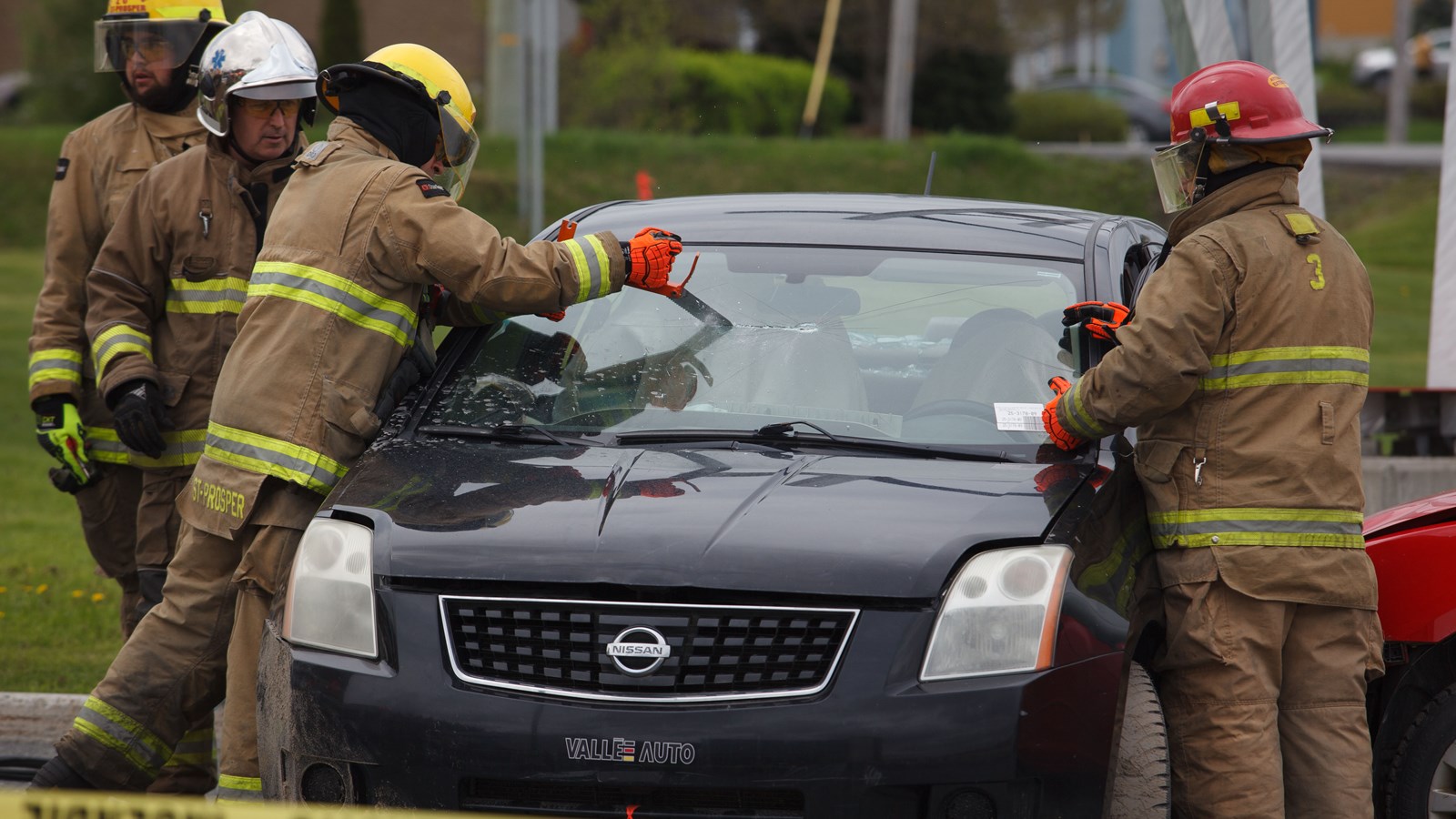 Démonstration des pompiers réussie à l'Expo St-Prosper