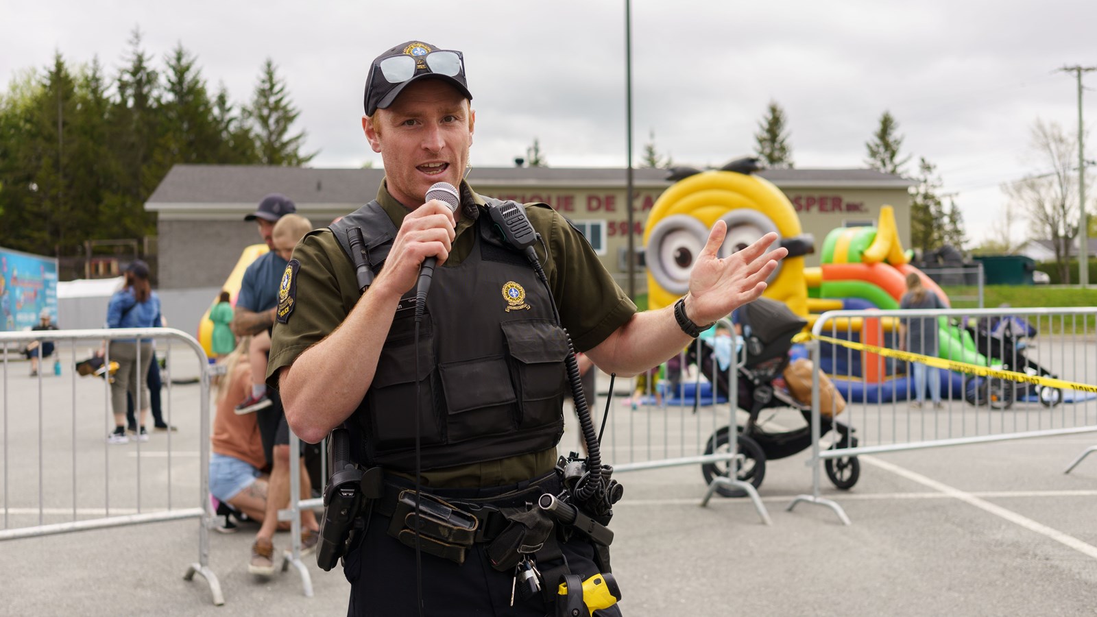 Démonstration des pompiers réussie à l'Expo St-Prosper