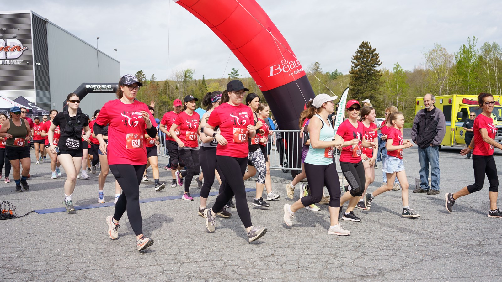Courir St-Gédéon: 458 sportifs présents