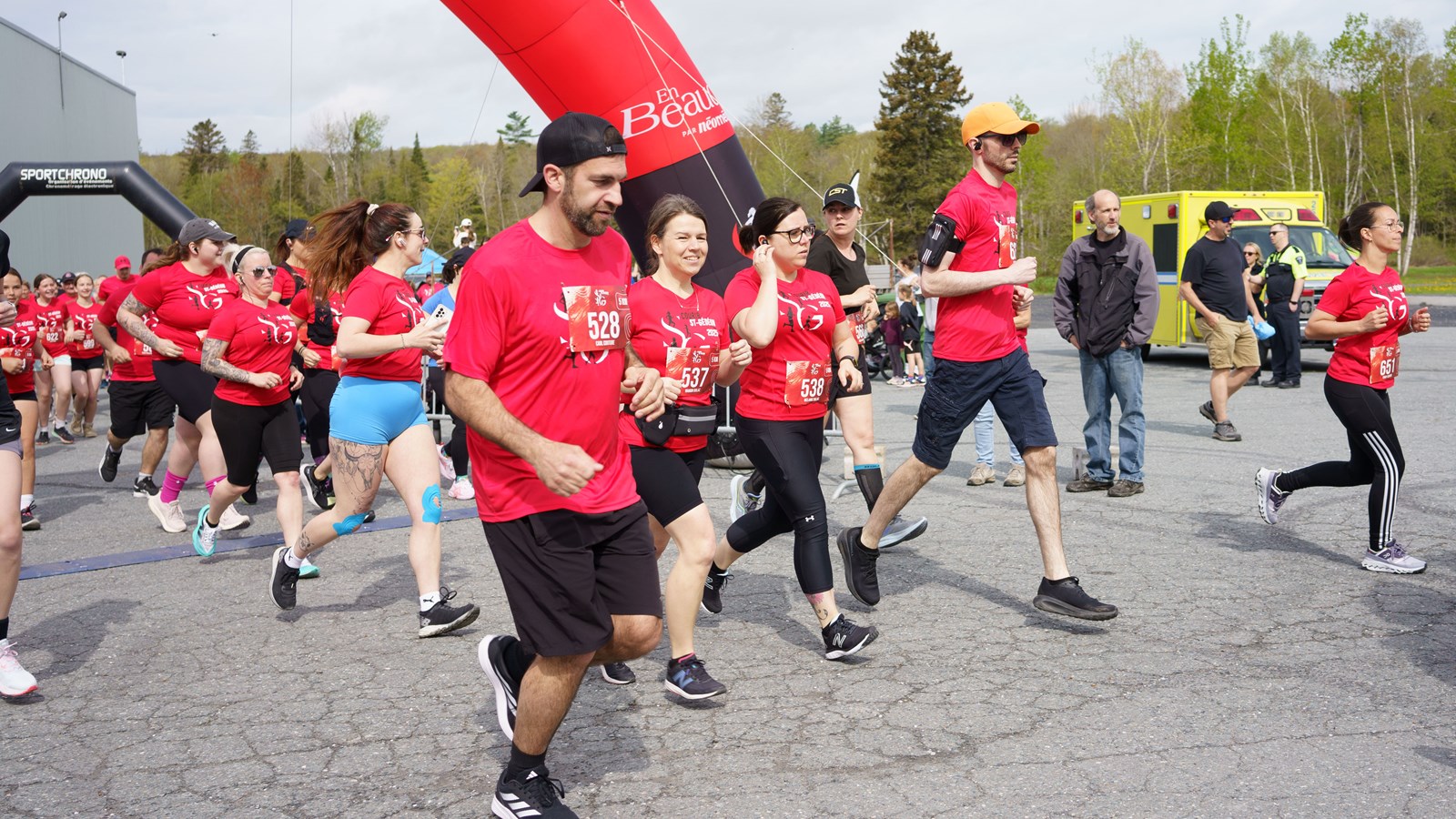 Courir St-Gédéon: 458 sportifs présents